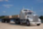 Semi Truck hauling material